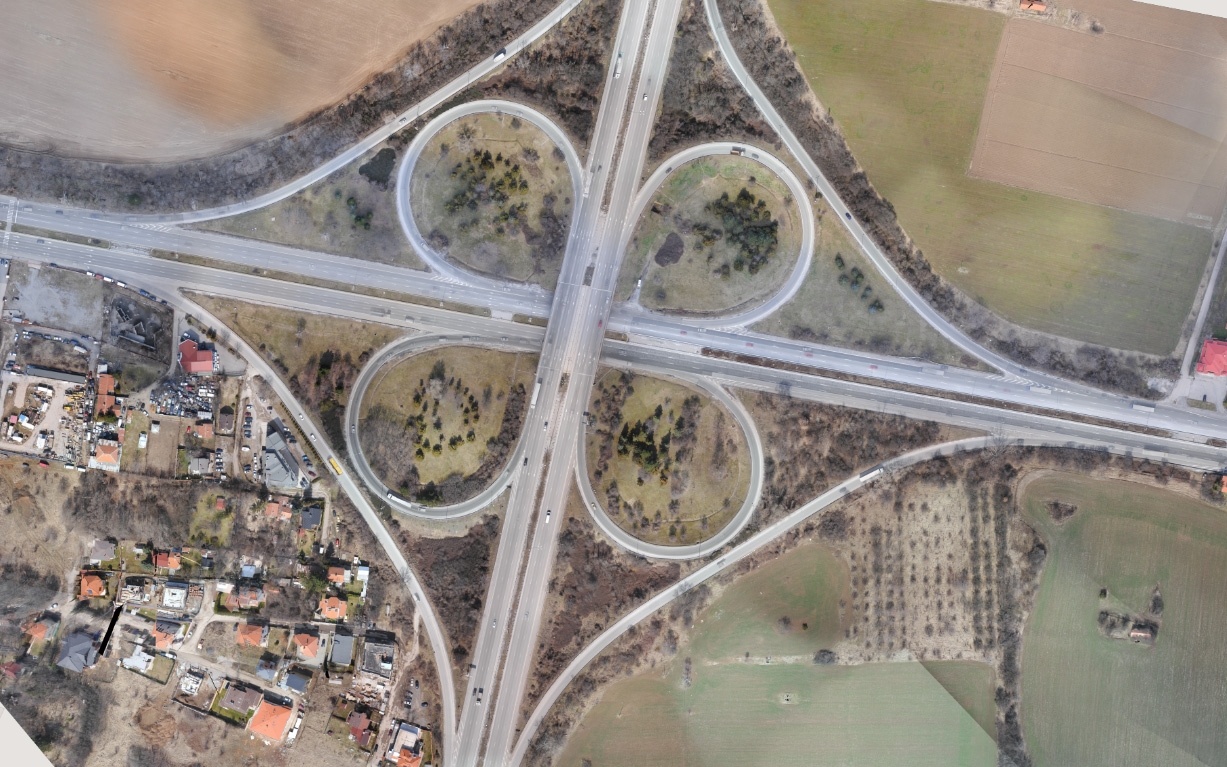 Highway mapping with eBee X drone and RGB camera