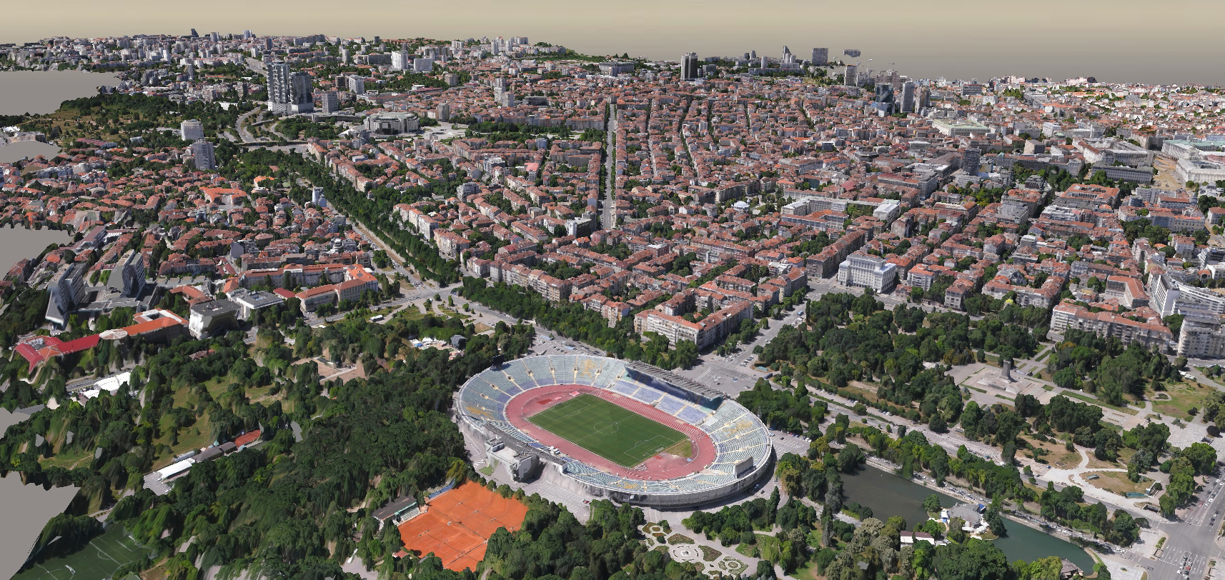 Large-scale eBee X drone mapping over the city of Sofia