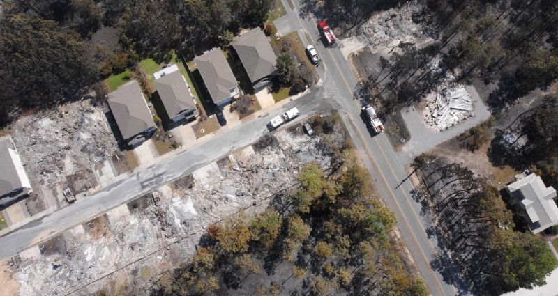 Rapid disaster relief: mapping Florida wildfires with the eBee drone